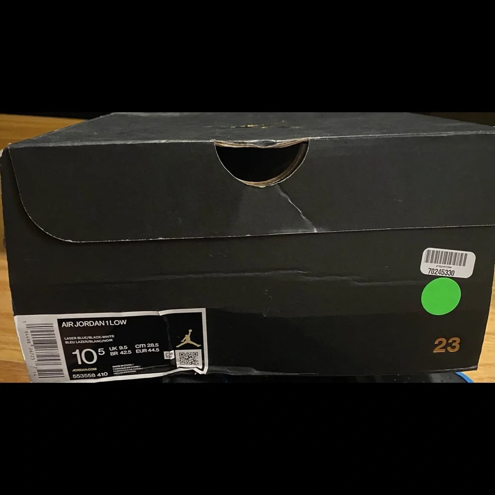 Air Jordan 1 Low Laser Blue - Picture 8 of 8